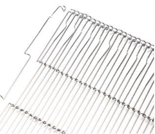 গুণ  Yisen 304 Stainless Steel B Type Oven Conveyor Belt Customized কারখানা