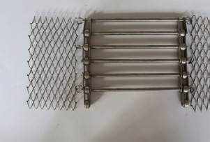 OEM SS304 ওয়্যার স্টেইনলেস স্টীল জাল বেল্ট পরিবাহক