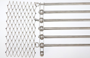 OEM SS304 ওয়্যার স্টেইনলেস স্টীল জাল বেল্ট পরিবাহক