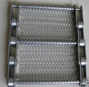 স্টেইনলেস স্টীল মেটাল চেইন পরিবাহক বেল্ট জাল Sprocket চালিত