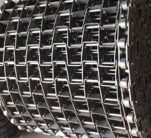 মই লিঙ্ক লোহা Galvanized ঢালাই তারের জাল পরিবাহক বেল্ট