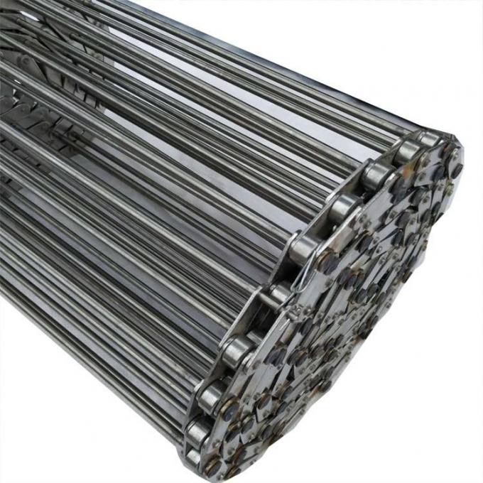 চেইন লিঙ্ক পরিবাহকের জন্য 304 স্টেইনলেস স্টীল সর্পিল ওয়্যার ফুড মেশ বেল্ট মেশ 5