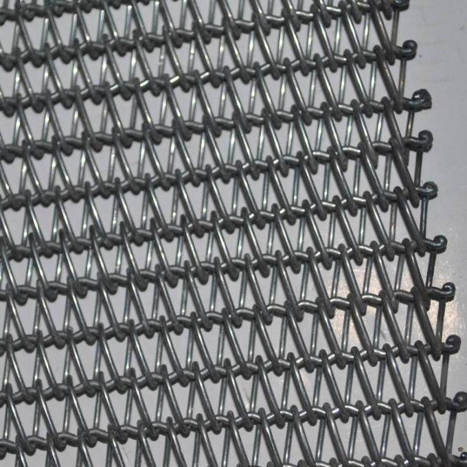 SUS316L স্টেইনলেস স্টীল বহনযোগ্য পরিবাহক বেল্ট ফ্যাব্রিকেশন জাল তার 9